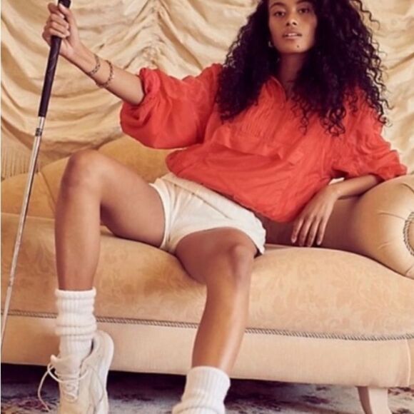 New Free  PEOPLE MOVEMENT "Baby Got Track" Jacket
Size: M 
Color: Hot Hibiscus - Picture 4 of 13